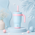 The 3N Nova Drinkbeker in Blauw & Roze
