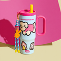 The Bubble Drinkbeker in Roze & Lichtblauw
