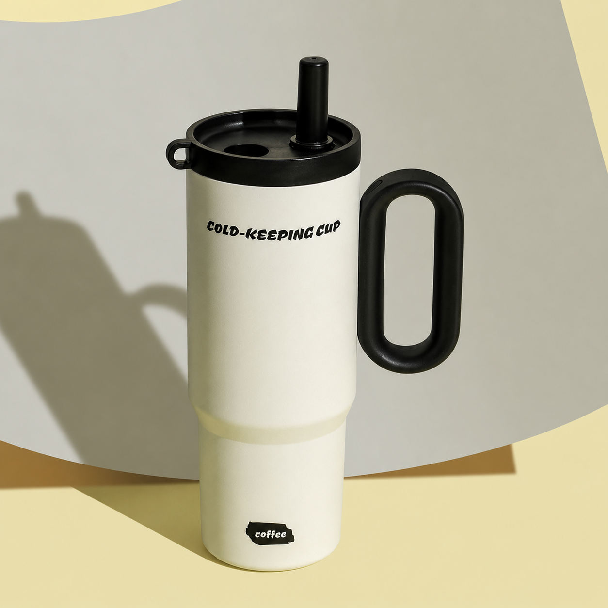 The Shadow Drinkbeker in Zwart & Lichtgrijs