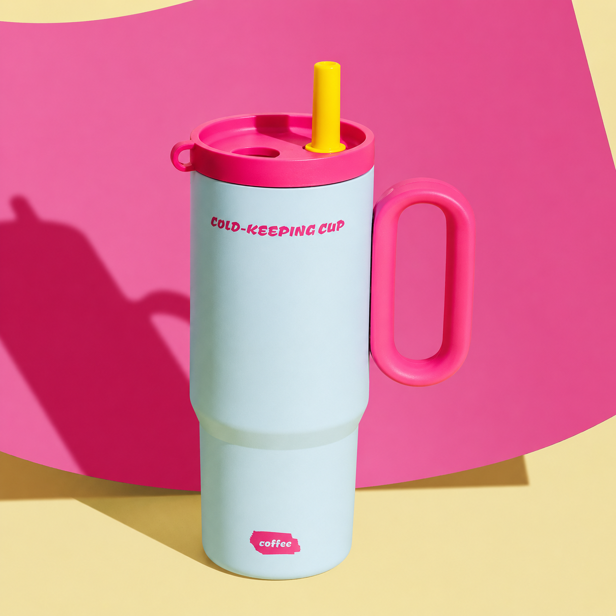 The Bubble Drinkbeker in Roze & Lichtblauw