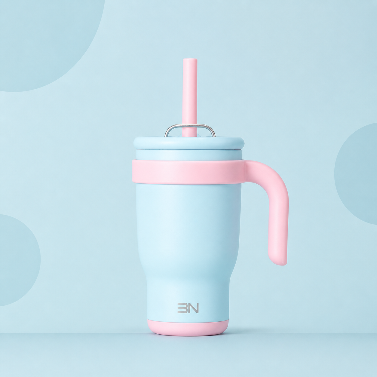 The 3N Nova Drinkbeker in Blauw & Roze