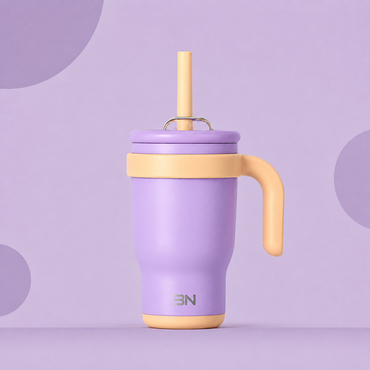 The 3N Nova Drinkbeker in Paars & Beige