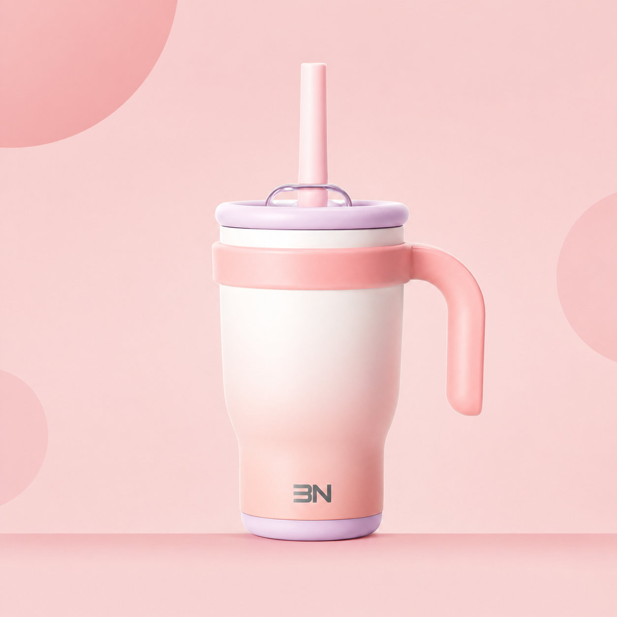 The 3N Nova Drinkbeker in Wit & Roze
